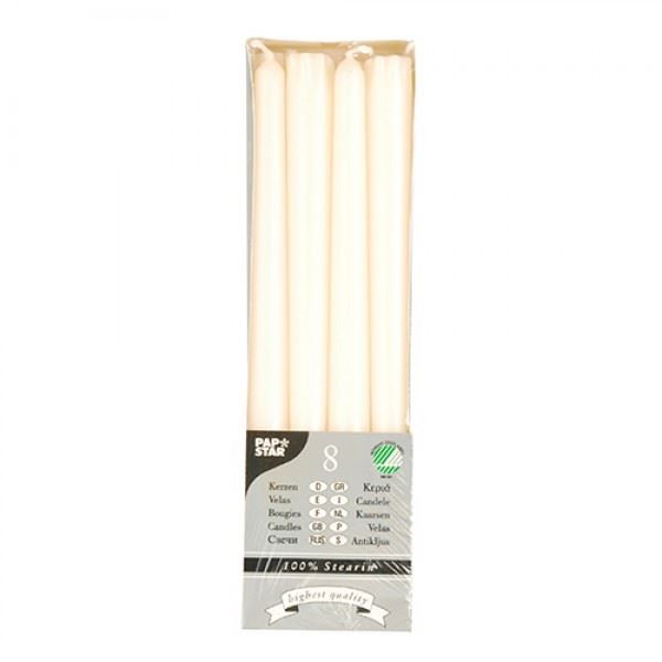 CREAM TAPER CANDLE 2.2CMX25CM. PS17945