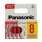 Panasonic AAA Batteries - Zinc Carbon 8-Pack PANAR03RB8