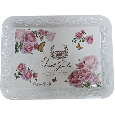 MELAMINE ASORTED RECTANGULAR TRAY 41 X 31CM. HUB1174
