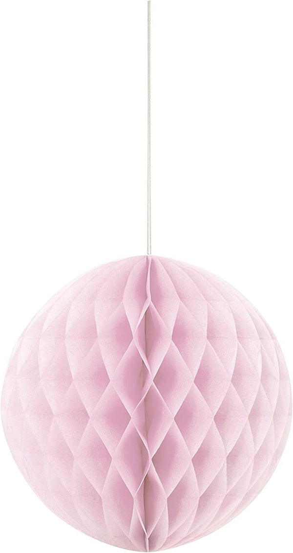 Baby Pink Honeycomb Pom Poms 8 Inch - UNI63220 Party Decor