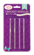SEWING BOX CROCHET NEEDLES 4/PK. SEW1081
