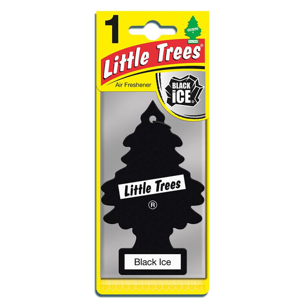 LITTLE TREES CAR AIR FRESHENER - BLACK ICE. MTR0004