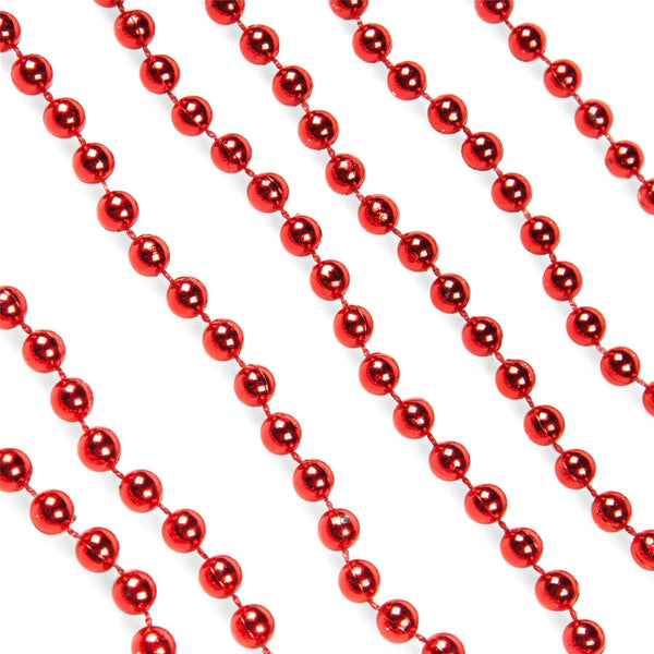CHRISTMAS RED BEAD CHAIN 3M 515002R. 551766RED