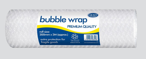 Small Bubble Wrap Rolls 30cm x 3m - Secure Packaging Solutions