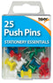 Push Pins T301583 - Secure Documents with Essential 25 Pack