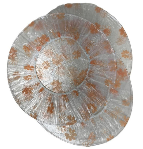 Shower Cap Pack - Assorted Colors 3/PK, Durable & Reusable JL11123