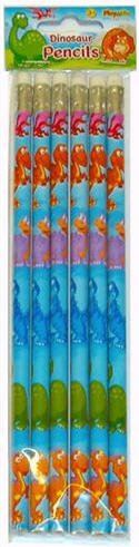 DINOSAUR FULL LENGTH PENCILS.ERASER TOP - 1 PACK. 150177