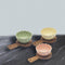 SET OF 3 ELEMENTS SNACKS BOWL WITH WOODEN TRAY. LP74932