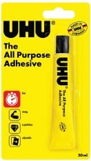 UHU ALL PURPOSE GLUE ADHESIVE BLISTER 20ML. UHU20B