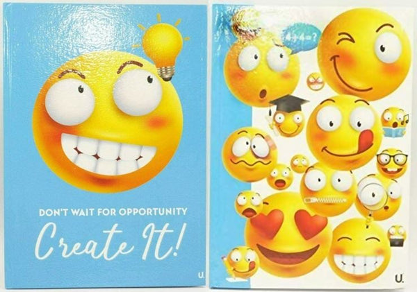 EMOJI A4 HARDBACK NOTEBOOK ASSORTED DESIGN. P1030