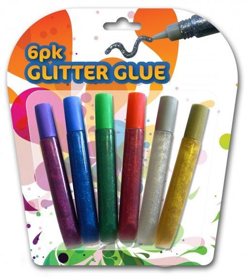 Glitter Glue Set - 6PK Sparkle, Perfect for Crafts P2442
