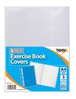 A4 Exercise Book - TIGER 3 Clear Cover 301755