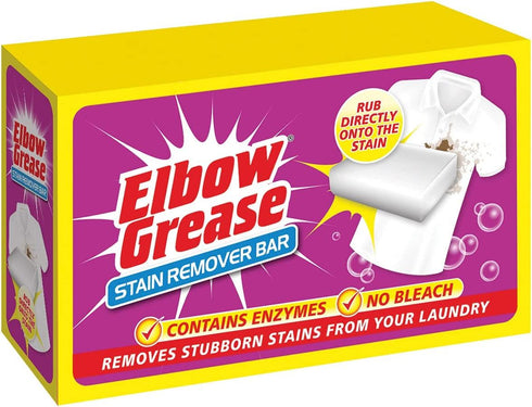 Stain Remover Soap - ELBOW GREASE STAIN REMOVER SOAP BAR 100G