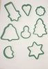 ASSORTED 8 CHRISTMAS CUTTERS DOUGH COOKIE BISCUIT. HCCC HCCT