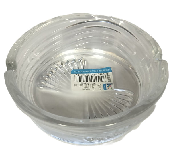 Glass Ashtray 10.5cm - Qianli Round JLG1023 for Elegant Spaces