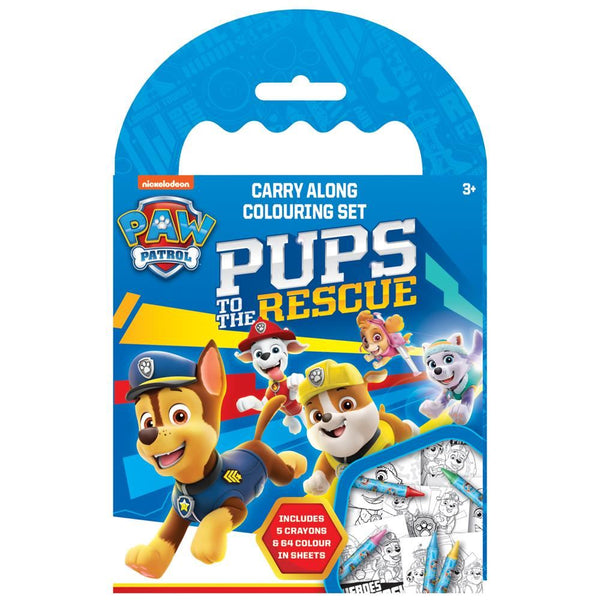 Paw Patrol Coloring Set - Portable Fun for Kids | PPCAR2