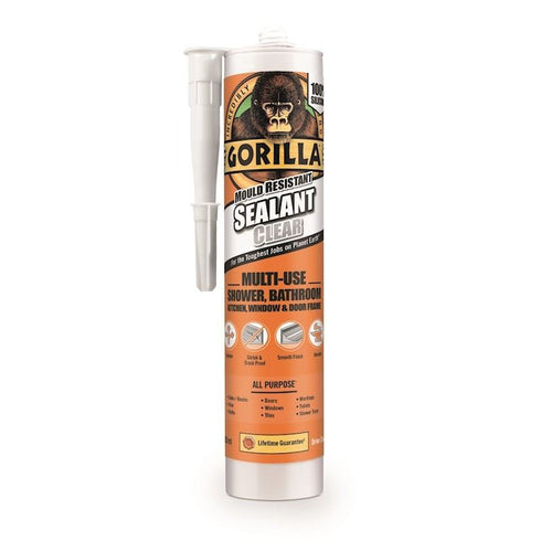 Mould Resistant Sealant - Gorilla Sealant Clear 295ml