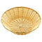 ZODIAC POLY RATTAN ROUND BASKET 25CM X 10". RB2-10