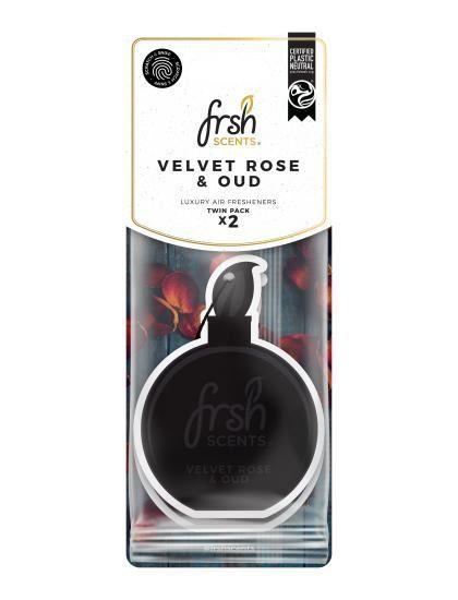 Luxury Car Air Freshener - Velvet Rose & Oud FR1355 2/Pack