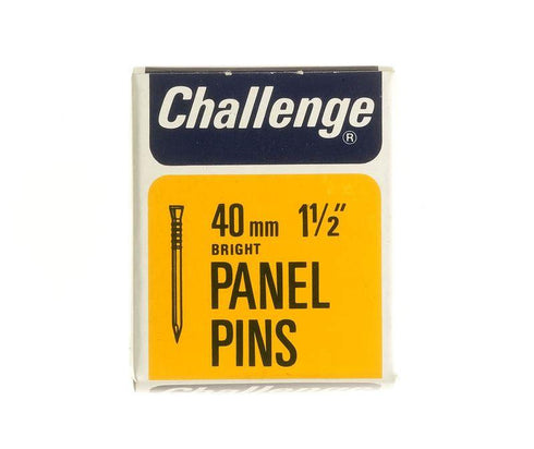 Panel Pins 40mm - Challenge Bright 40G FS10612 for Secure Fixing