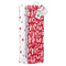 GIFTMAKER SANTA TEXT BOTTLE BAG APX 40X12 CM. XANGB61B
