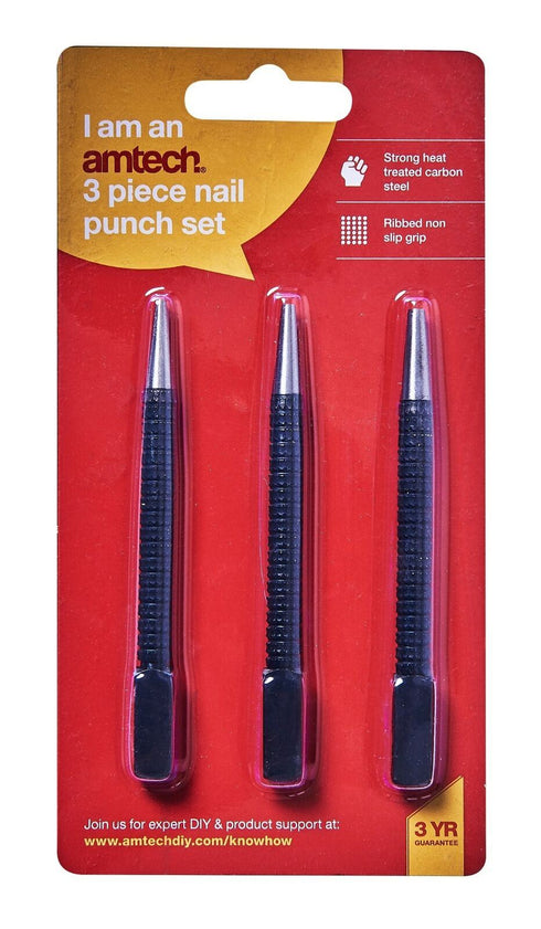 Nail Punch Set - AMTECH NAIL PUNCH SET 3/PK AMH1000