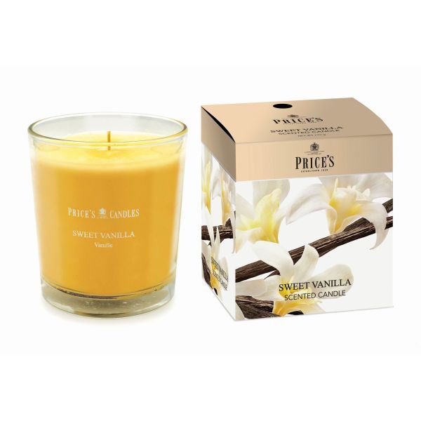 PRICES SWEET VANILLA CANDLE JAR. PSJ010611