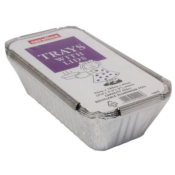 Foil Tray with Lids - Caroline 23oz 6-Pack 1002