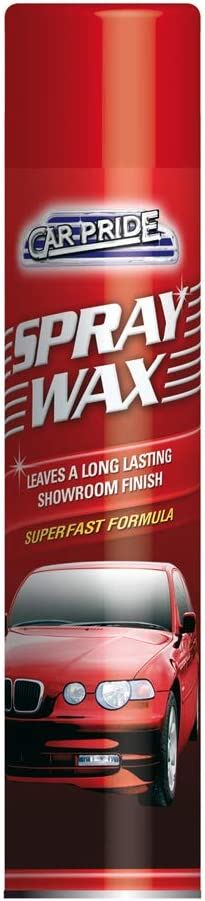 Spray Wax for Cars - CAR PRIDE SPRAY WAX 300ML Quick Shine