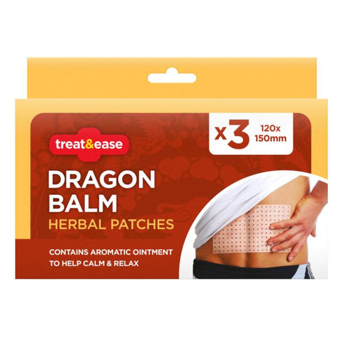 TREAT & EASE DRAGON BALM HERBAL PATCHES 3/PK. OL311328