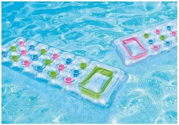 INTEX 59894EU 18 POCKET POOL LOUNGE FLOAT MAT 74" X 28". TY2644 59894EU