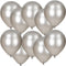 Silver Party Balloons - GSD Metallic Pack of 12 | 941735