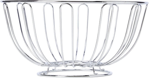 Chrome Fruit Bowl - APOLLO CHROME ROUND FRUIT BOWL 24CM AP5664