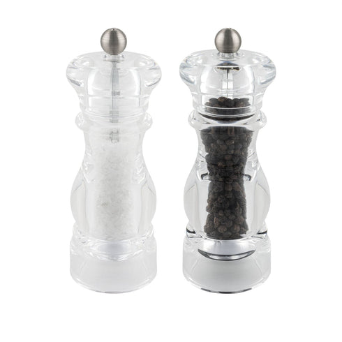Acrylic Grinder Set - G-MILL Salt & Pepper Mills 17cm SP-6620AC