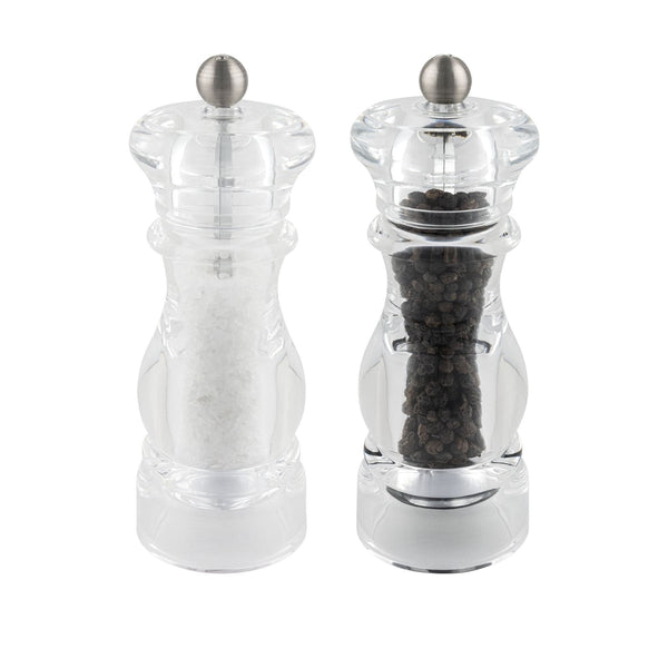 Acrylic Grinder Set - G-MILL Salt & Pepper Mills 17cm SP-6620AC