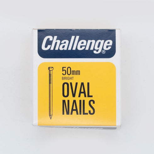 Oval Wire Nails 50mm - Challenge Bright 225g Pack FS12016