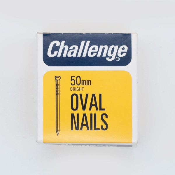 Oval Wire Nails 50mm - Challenge Bright 225g Pack FS12016