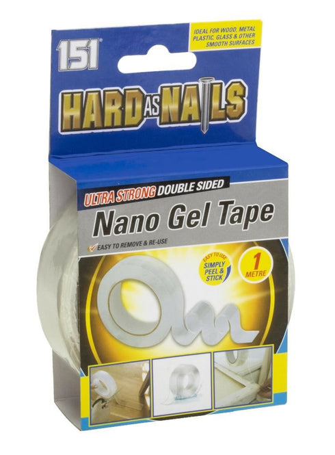 Nano Gel Tape - 151 Hard As Nails 3cm x 1m x 2mm
