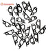 50 EXTERNAL LIGHT GUTTER HOOKS BLACK. 56477 FF04B