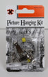 Picture Hanging Kit - SHAW X Nickel Plated, Easy Install FS12881