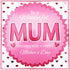 31CM MUM CARDS WITH GLITTER HEARTS. 19248