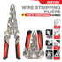 DEKTON MULTI FUNCTIONAL WIRE STRIPPING PLIERS 8". DT20150
