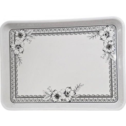 MELAMINE ASORTED RECTANGULAR TRAY 34 X 25CM. MEL126