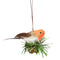 HANGING ROBIN ON PINE CHRISTMAS DECORATION. DP55478
