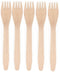 Wooden Disposable Forks - Eco-Friendly 16.5cm Cutlery