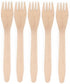 Wooden Disposable Forks - Eco-Friendly 16.5cm Cutlery