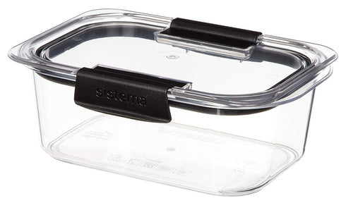 SISTEMA LEAK PROOF FOOD STORAGE CONTAINER CLEAR WITH GREY 920ML. SIS55110