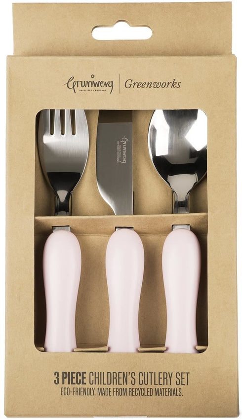 Childrens Cutlery Set - Greenworks Woodland Animal 3 Piece