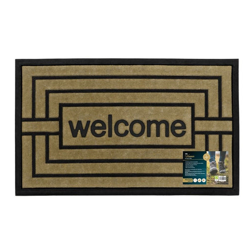 Vienna Doormat - JVL Assorted Design Rubber Backed 45x75cm