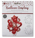 EUROWRAP 14 PIECE BALLOON SET RED APX 45 X 45 CM. 30351-REDC